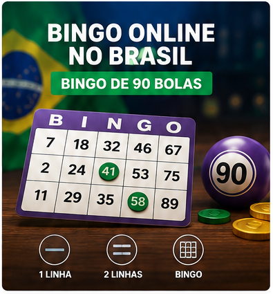 Bingo online no Brasil: bingo de 90 bolas